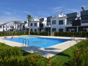 Modern holiday home with two terraces and a shared swimming pool